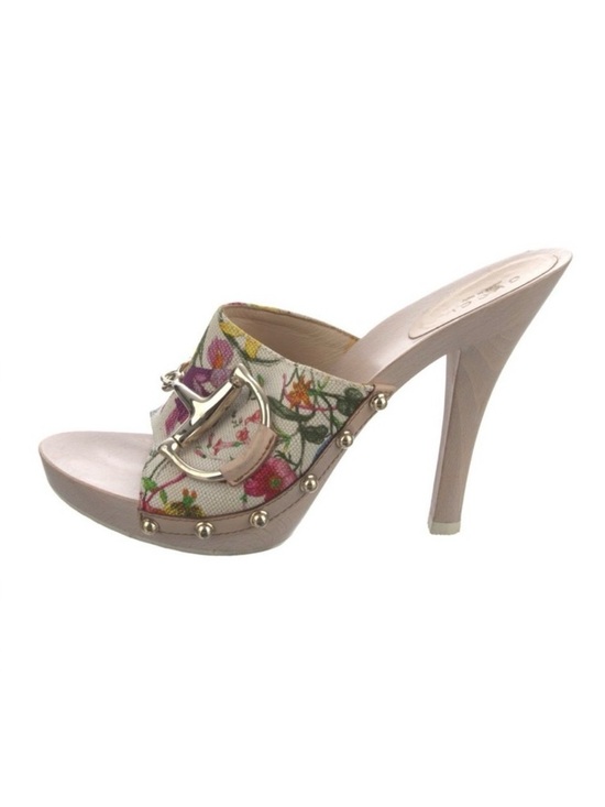 Gucci Shoes - Gucci Floral Heels - Multicolor
